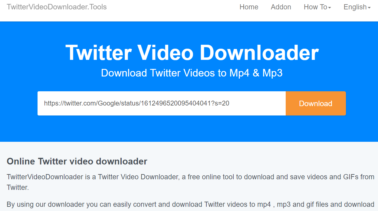 How To Convert A Video From Twitter To Mp3